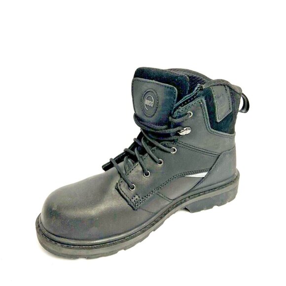 Hoss 6” Carson Comp Toe Boots Black Size Mens 9.5 EE